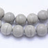 Silver Lined Jasper Round Beads 6mm