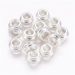 Tibetan Style Spacer Silver 12mm 6pc